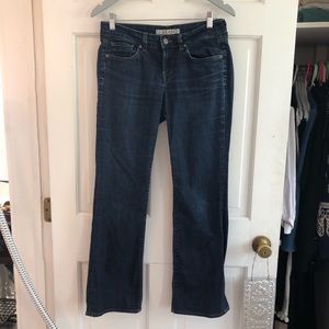 J Brand Ankle Cut, Wide Leg, Blue Jeans